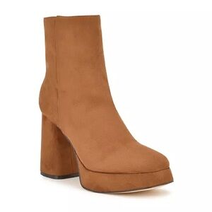 Nine West Tan Heeled Boots